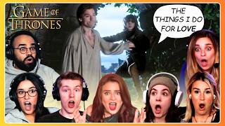 Jaime Lannister Pushes Bran from the Tower | Game of Thrones Movie Reaction Compilation