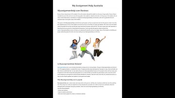 Myassignmenthelp com Reviews