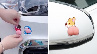 Car Anti-collision Cartoon Sticker Review - 3D Cute Butt