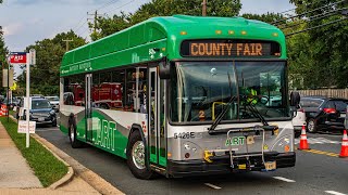 Arlington Regional Transit (ART) BRAND NEW 2026 Low Floor Gillig Plus Electric Buses In Action!!!