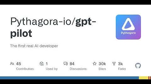 GitHub - Pythagora-io/gpt-pilot: The first real AI developer
