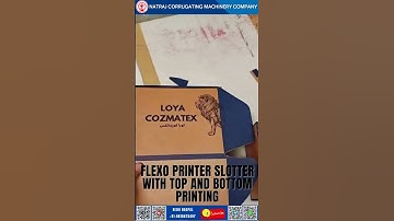Flexo Printer Slotter with Top and Bottom Printing | Natraj Corrugation Machine | Nagpal Industries