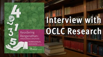 Lynn Silipigni Connaway introduces Reordering Ranganathan