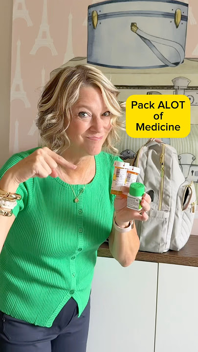 Pack Medicine for a Month in  This Travel Hack #traveltipsbylaurie