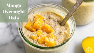 Mango Overnight Oats Recipe by Eat the Gains 1,044 views 1 year ago 6 minutes, 3 seconds