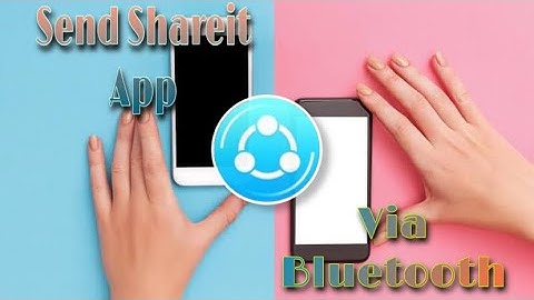 How To Send Shareit app via Bluetooth. ( Bangla )