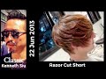 Kenneth Siu Haircut 21 - Razor Cut Short