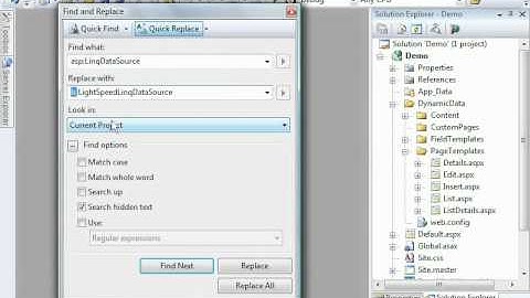 LightSpeed: Working with ASP.NET Dynamic Data