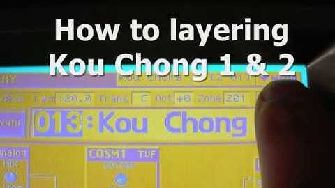 Layering patches on the Roland V-synth