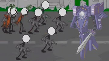 STICKMAN MODERN TOTAL WAR - Gameplay Walkthrough (iOS Android)