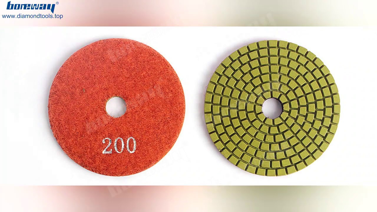 High Quality Wet Use Diamond Polishing Pads For Stone Concrete Granite Marble