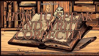 How to Speak and Write Correctly - Chapter 13 | Full Read-Along Audiobook (English Grammar)