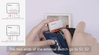 SONOFF ZBMINI Extreme Zigbee Smart Switch Wiring & Pairing Tutorial - Rocker light switch