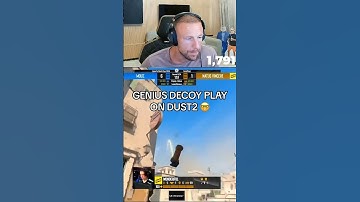 Smart decoy grenade use by NAVI AWP player in Esports World Cup!! 🤓 You should try it out #cs2