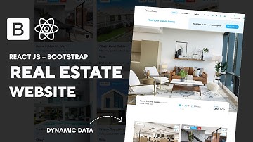How to Make a Real Estate Website Using React JS and Bootstrap 5 | React Js Projects for Beginners