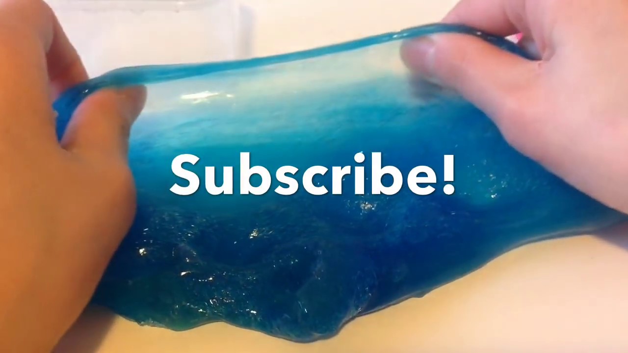 How To Make Clear glass Slime YouTube