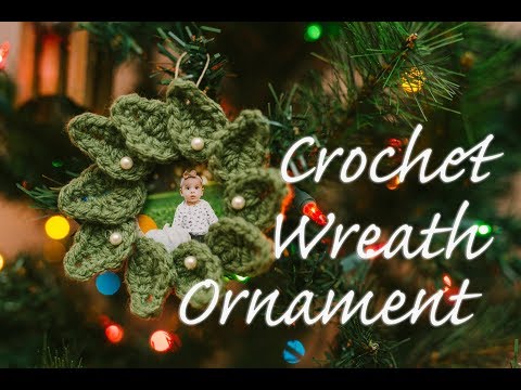 Easy DIY Crochet Christmas Wreath Ornament