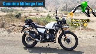 2021 Royal Enfield Himalayan bs6 | Mileage test | After First Service