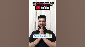 Best YouTube channels for the beginner coders 🧐 #codingtips #learntocode #programming #shorts