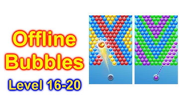 Offline Bubbles Shooter Game level 16-20 For Your Cell Phone