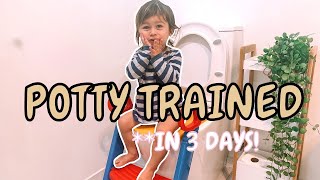 HOW I POTTY TRAINED MY 23 MONTH OLD IN 3 DAYS!