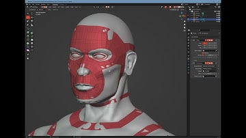 Sculpting and retopology  Blender 3.4. - Part 2 Timelapse