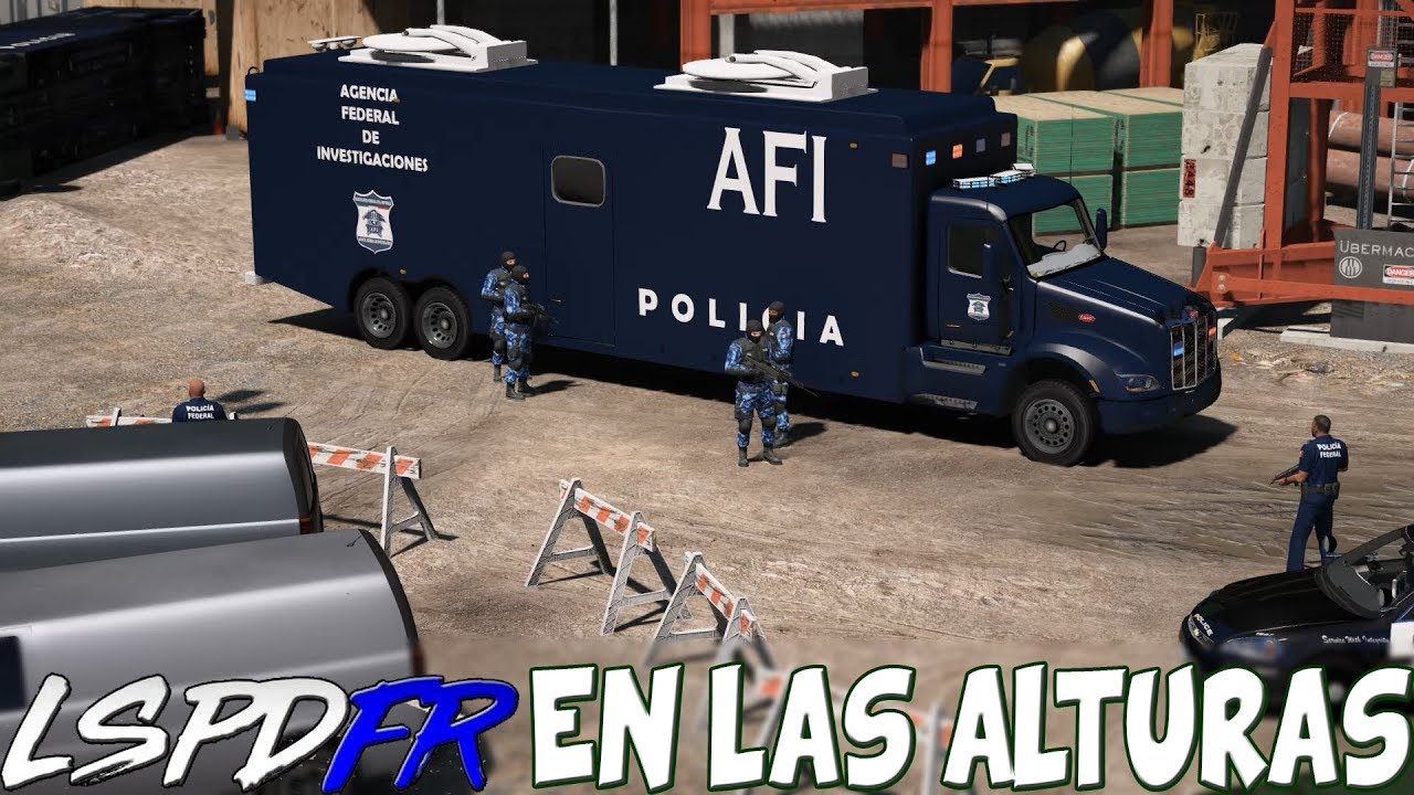 GTA V LSPDFR #153 AGENCIA FEDERAL DE INVESTIGACIONES - AFI RESCATE EN LAS ALTURAS | TheAxelGamer