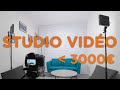 Matériel pour un studio vidéo pro : son, lumière, caméra...