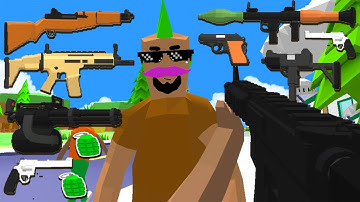 All POWERFUL Weapons in Dude Theft Wars Full Unlocked Android Gameplay Walkthrough Part 202