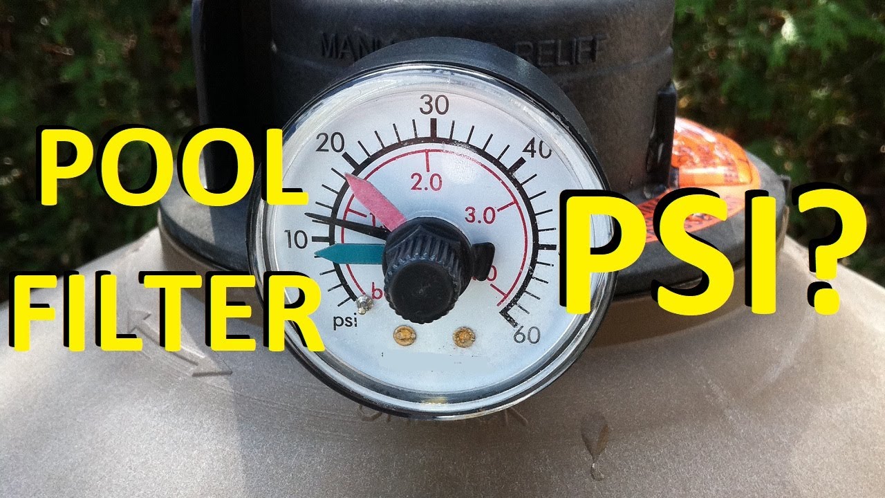 What Should My Pool Filter Pressure Be YouTube