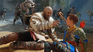 God of War _Gameplay *Escape the ruins * (no damage) ng+