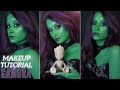 GRWM GAMORA/GUARDIANES DE LA GALAXIA. Maquillaje, peinado y outfit. CONLUZYCOLOR