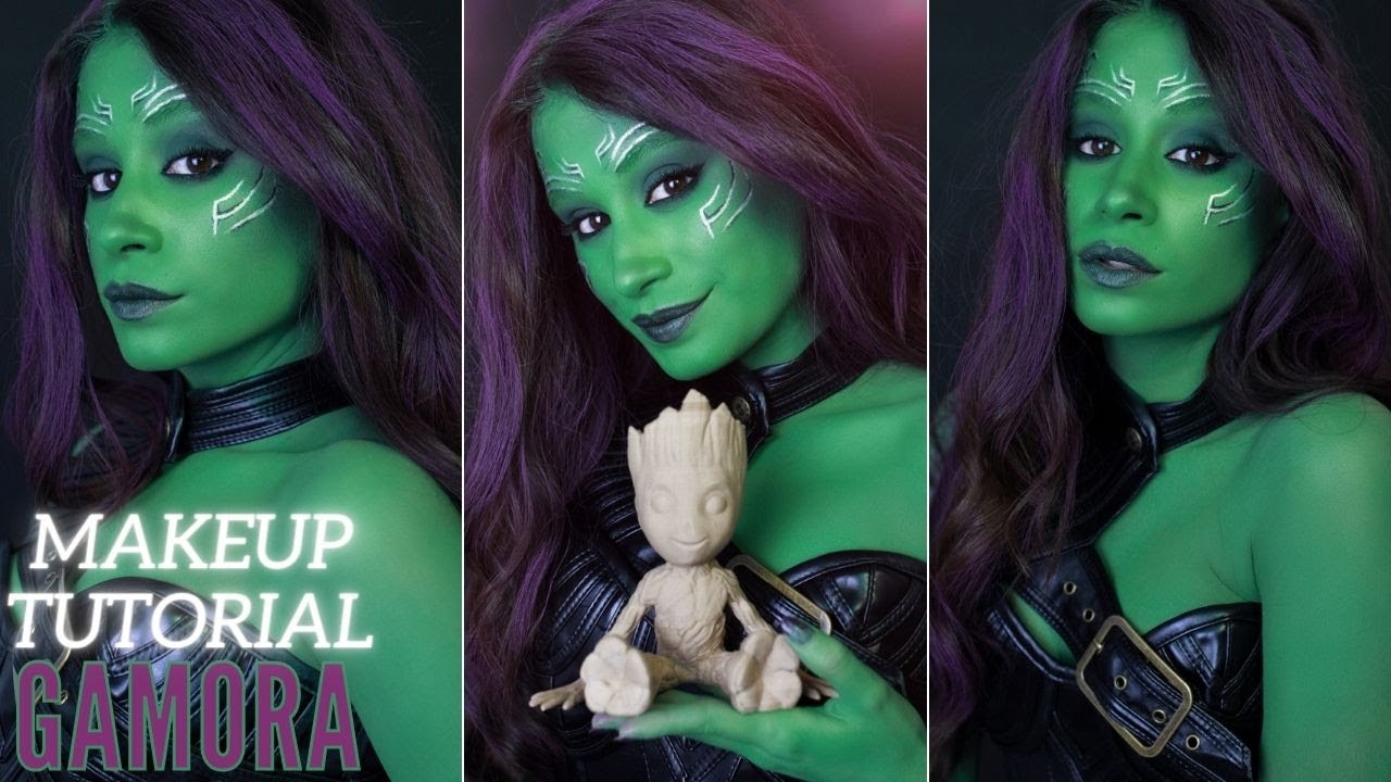 GRWM GAMORA/GUARDIANES DE LA GALAXIA. Maquillaje, peinado y outfit. CONLUZYCOLOR