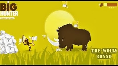 Big Hunter - Kill the Rhino with Legendary Horn Axe and Stones  - Gameplay Android/iOS (Lvl 1-10)