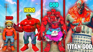 Upgrading ZERO To GOD TITAN Hulk in GTA 5