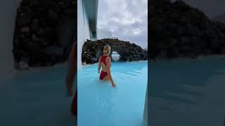 Relaxing getaways at The Blue Lagoon in Iceland  #shorts #luxurylife #vacation #luxuryhotels