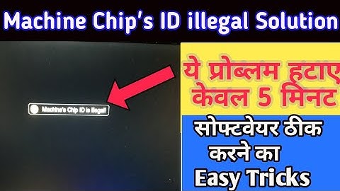 machine chip id is illegal || Set top box software solution|| DTHTPS