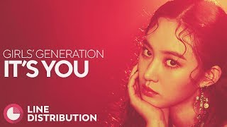 GIRLS' GENERATION - It's You (Line Distribution)