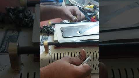 How To Remove Touch Glass.....👆 With Separator Machine