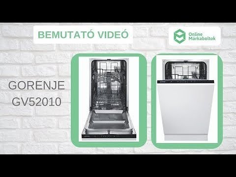 GORENJE GV52010  | beépíthető mosogatógép bemutató videó