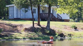 BUILDING OUR OFF GRID OASIS | Our Finished DIY Pond Aeration