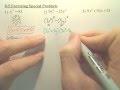 8 5 Factoring Special Products – Algebra 1