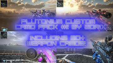 ULTIMATE Plutonium CUSTOM CAMO PACK! Including 30+ WEAPON SKINS! (ZORIX