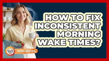 How To Fix Inconsistent Morning Wake Times?