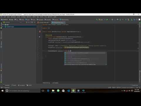 How to display a strings in listView in Android studio.