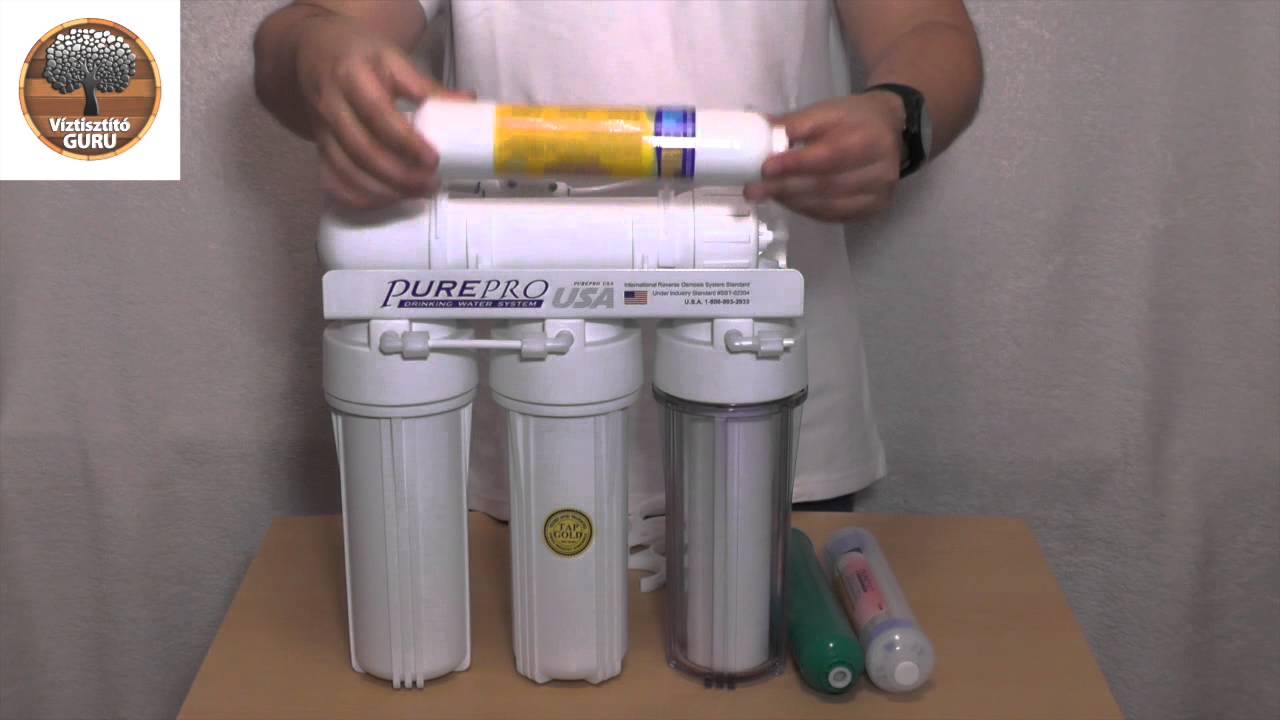 Ozmózis víztisztító bemutatás (PUREPRO 105 és PUREPRO 106 modellek) -  YouTube