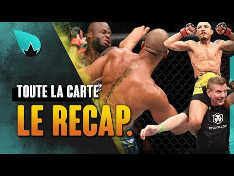 UFC 265 RECAP COMPLET DE LA CARTE - Le contrôle total de Ciryl Gane, José Aldo éternel