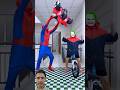 🕷️ Spiderman Motorbike Jump FAIL or WIN? 😱😂 #shorts