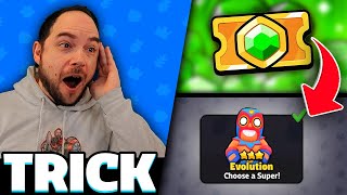 Wait to pick your 3* Super Evolution! [gem pass trick] Squad Busters