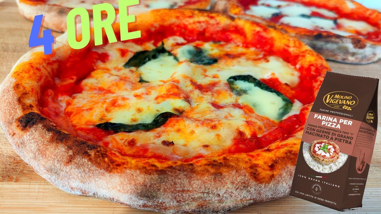 Proviamo la pizza Napoletana con farina MOLINO VIGEVANO - tipo 1 con lievito dosato